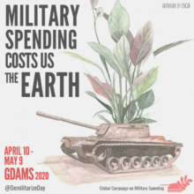 Military spending costs us the earth.