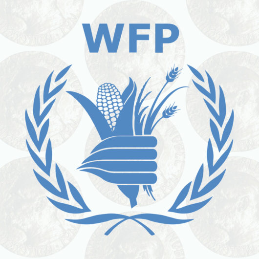 Nobelin rauhanpalkinto ja Maailman ruokaohjelman logo.